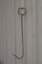 Primitive Hay Bale Hook Rustic Country Barn Farm Tool Old Vintage Decor l - $29.69