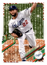 2021 Topps Holiday Mega Box #HW180 Clayton Kershaw NM-MT Dodgers - £1.34 GBP