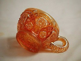Antique 1910 Fashion Marigold Carnival by Imperial Glass Ohio 2-1/4&quot; Punch Cup - £23.73 GBP
