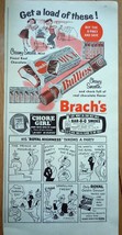 Brach’s His Royal Highness Comic Chore Girl Print Magazine Advertisement... - £4.78 GBP