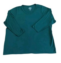 Torrid Knits Super Soft Green/Blue Long Sleeve Top Size 6/6X - £10.28 GBP