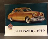 The Frazer for 1949 Sales Brochure Frazer &amp; Frazer Manhattan Cars 18 x 24 - £54.07 GBP