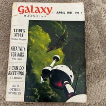 Galaxy Science Fiction Magazine Pulp Theodore Sturgeon Vol 19 No 4 April 1961 - £9.74 GBP