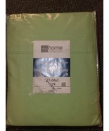 100% Cotton Twin Sheet Set 250 Thread Count JC Penney Sheets Mint Green  - $397.49 MXN