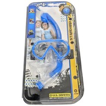 Kids Snorkel and Goggles Set US Diver Junior Combo 4 Year and Up XS to S... - $46.16 CAD