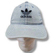 Adidas Originals Hat OSFM One Size Fits Most Blue Light Washed Denim Style Hat  - £27.23 GBP