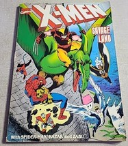 X-Men In The Savage Land 1st Print Paperback Book Marvel Comics 1987 Spi... - $6.50