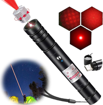 IVVTRYI Red Laser Pointer, Long Distance Laser Cat Toy Rechargeable High... - £11.89 GBP