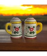 Rooster &amp; Roses - Ucagco Japan - Salt &amp; Pepper Shakers -4&quot; tall - €10,41 EUR