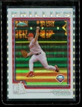2004 Topps Chrome Refractor Baseball Card #36 Randy Wolf Philadelphia Phillies - £15.65 GBP