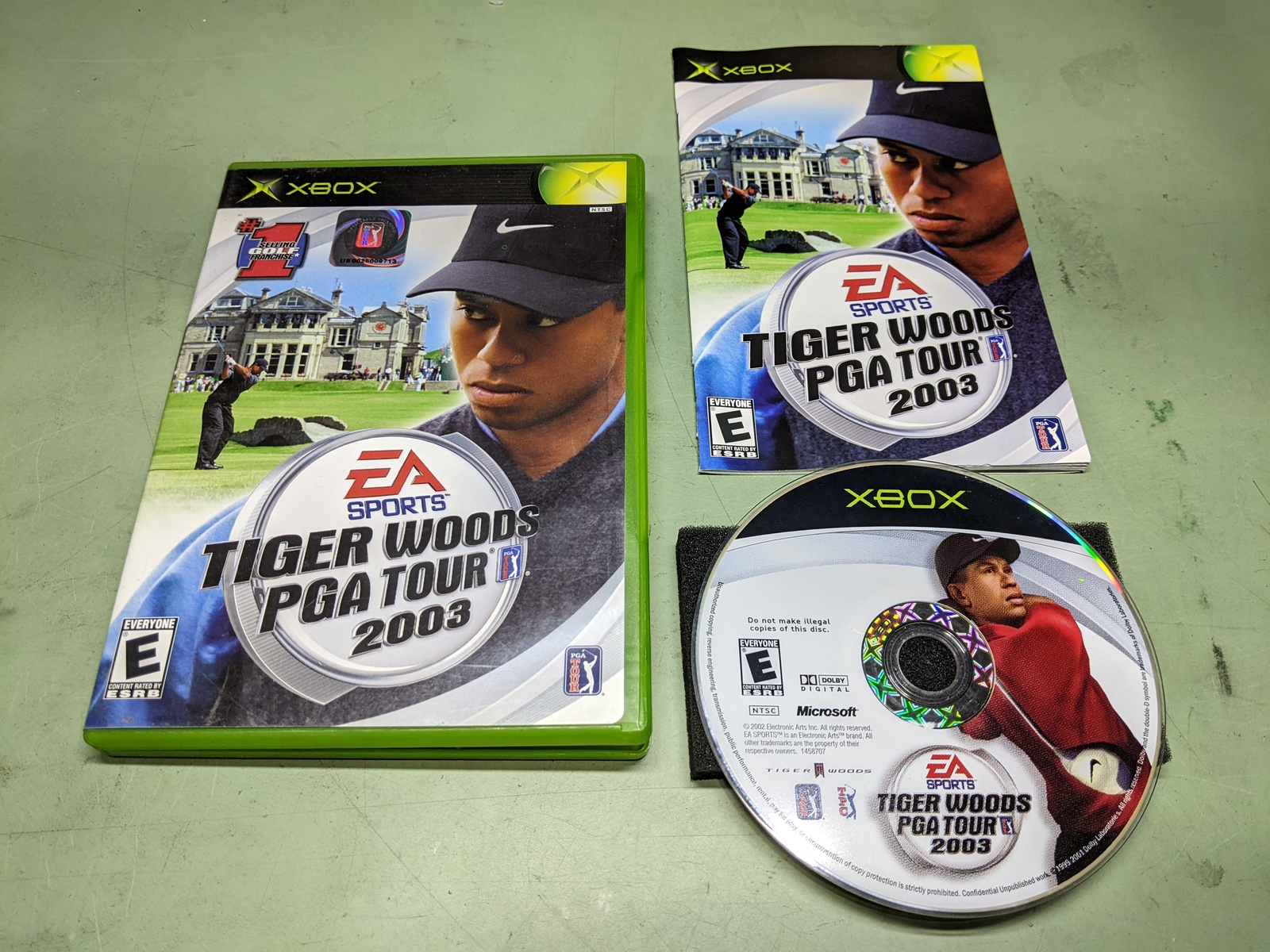 Primary image for Tiger Woods 2003 Microsoft XBox Complete in Box