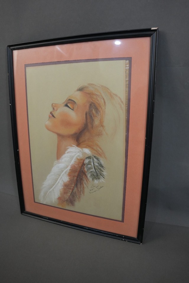Original Oil Painting 1995 Jordanian Artist Size 24" by 17" Item image 8
