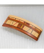 Hog Root Hand Made Wood Hair Clip Barrette - £23.21 GBP