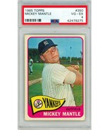 1965 Topps Mickey Mantle #350 PSA 4 P1308 - $638.55