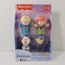 Fisher-Price Disney&#39;s Frozen Little People Elsa Friends Anna Olaf Kristo... - £8.85 GBP