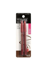 Maybelline Expert Wear Twin Eye &amp; Brow Eyeliner Pencil Light Brown 2 cou... - £6.51 GBP