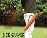 Genuine Leather Back/Side/Hip Arrow Quiver, 18&quot;Long Arrow Holder, Archer... - $187.00