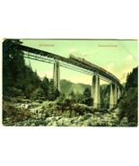 Ravenna Bridge 1906 Color Postcard Black Forest Germany Railroad Train R... - £15.56 GBP
