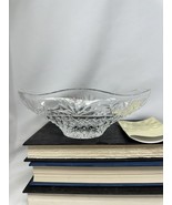Galway Irish 24% Cut Crystal Clear Oval Bon Bon Candy Dish Bowl Footed W... - $27.12