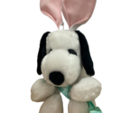Ambassador Plush Peanuts Snoopy Plush Dog Easter Bunny 12 inches - $11.02