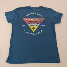 Columbia PFG RN#117508 Men's Teal Cotton Short Sleeve Graphic T-Shirt Size Large image 2