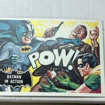1966 Topps Batman in Action Black Bat “POW!” #15 - Nice Vintage Card! - £4.45 GBP