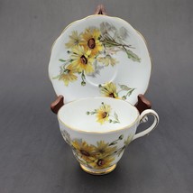 Royal Standard Brown Eyed Susan Bone China Tea Cup Saucer Vintage - $380.59 MXN