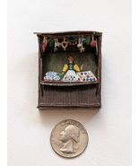 Wilhelm Schweizer Stall Stand Shop Woman Gift Xmas Ornament Pewter Minia... - $1,200.85 MXN