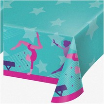 Gymnastics Fiesta Table Cover - Vibrant Multi-color Design, 54&quot; x 102&quot; - Perfect - £21.56 GBP