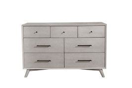 59" Gray Solid Wood Seven Drawer Double Dresser - $21,811.01 MXN