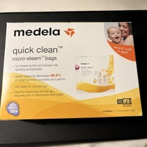 Breastpump Sterilizing Medela Quick Clean Micro-Steam Bags 5ct  100 Uses. - $5.45
