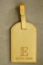 Elton John Gold Farewell Tour 2018 Swag Promo Souvenir Luggage Tag - $9.89