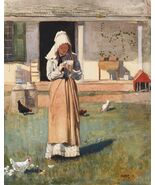 10975.Decor Poster.Wall Room home art.Winslow Homer painting.Sick Chicke... - $16.20+