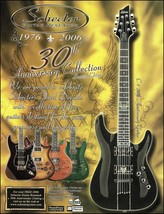 Schecter Guitar Research 30th Anniversary Collection advertisement 2006 ad print - £3.43 GBP