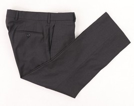 Ralph Lauren Black Label Wool Dress Pants Mens 33 X 26 Charcoal Gray Italy - £24.59 GBP