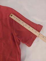 IZOD Short Sleeve Red Collared Men T-shirt Size Medium  image 6