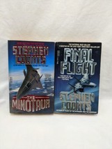 Lot of (2) Stephen Coonts Action Thriller Novels The Minotaur Final Flight  - $14.85