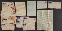 1950s Lot Sgt Jack W Savage To Dorothy Letters Herminie Pa Military Army 30p Lot - £213.59 GBP