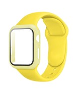 Glass+Case+Strap For Apple Watch Band  Yellow  42mm series 321 - £6.31 GBP