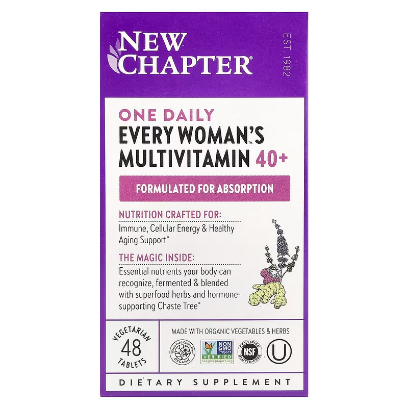 New Chapter One Daily Every Woman&#39;s Multivitamin 40+ (48 Tablets) Exp 2026+ - $17.81