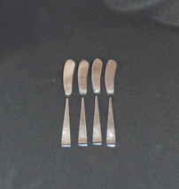 Sola &quot;Cora&quot; Butter Spreader Knives Set of 4 Holland Vintage 6 1/8&quot; - £15.79 GBP