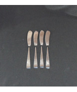 Sola &quot;Cora&quot; Butter Spreader Knives Set of 4 Holland Vintage 6 1/8&quot; - £15.50 GBP