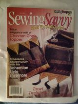 Sewing Savvy, July 2001 - £3.96 GBP