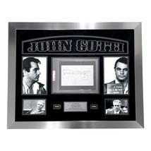 John Gotti Authentic Hand Signed Prison Letter Framed PSA/DNA Gambino Mafia Mob - £10,945.74 GBP