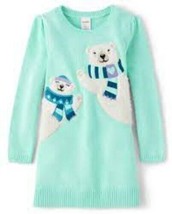 NWT Gymboree Toddler Girl Size 12-18 Months Polar Bear Sweater Dress NEW - £15.97 GBP