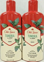 2 Bottles Old Spice Tundra With Mint Scalp Cooling Shampoo 12 oz Each  - £15.59 GBP