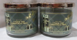 White Barn Bath &amp; Body Works 3-wick Scented Candle Set Under The Christmas Tree - £54.79 GBP