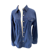 IRENE ALLISON Blue Denim Women’s Cardigan Stretch Jacket Shirt Top Mediu... - £13.18 GBP