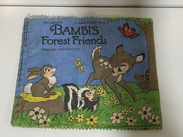 A Golden Cloth Book Walt Disney’s Bambi’s Forest Friends 1982 Walt Disney Prod - $69.30