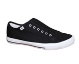 Hurley Ladies Size 6 Chloe Slip on Canvas Sneaker Shoes, Black - $24.99